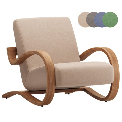 Herbin Leather Lounge Chair