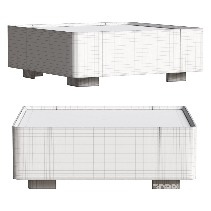 Jillann Industrial Walnut Square Coffee Table Image 2