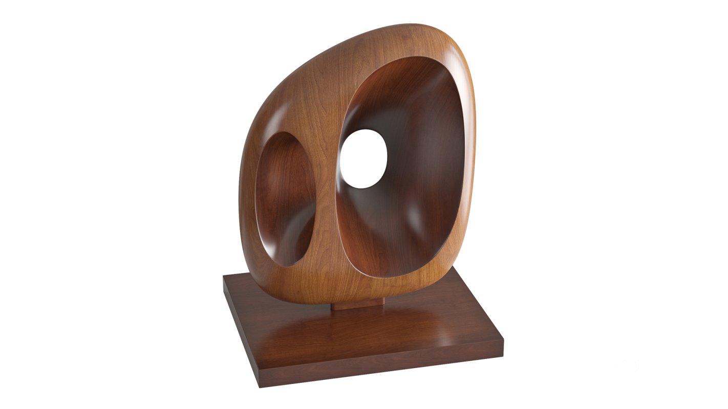 Abstract sculpture by Barbara Hepworth Image 3