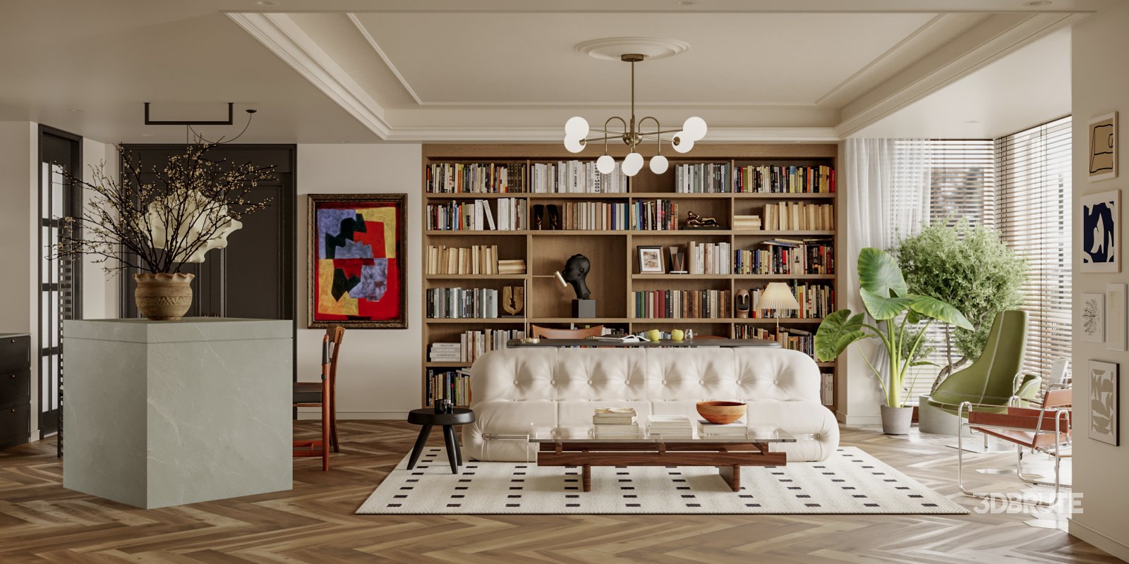 Living Room Dining Room Kitchen Image 2