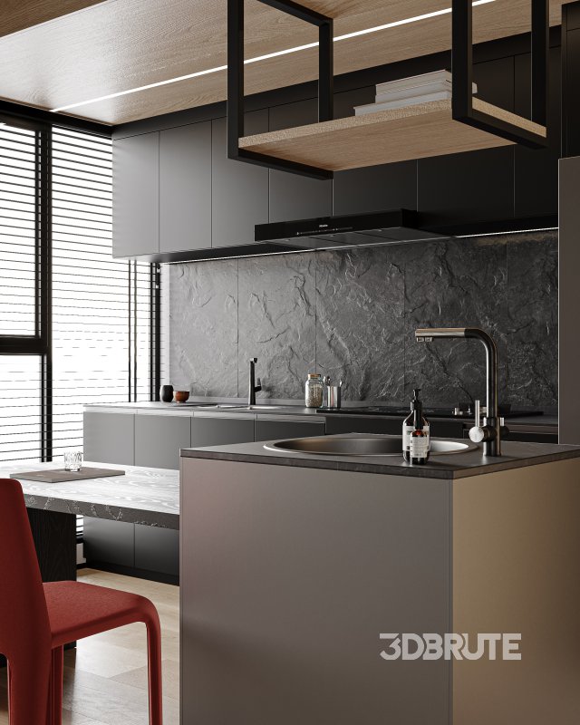 Living Room Dining Room Kitchen Image 4