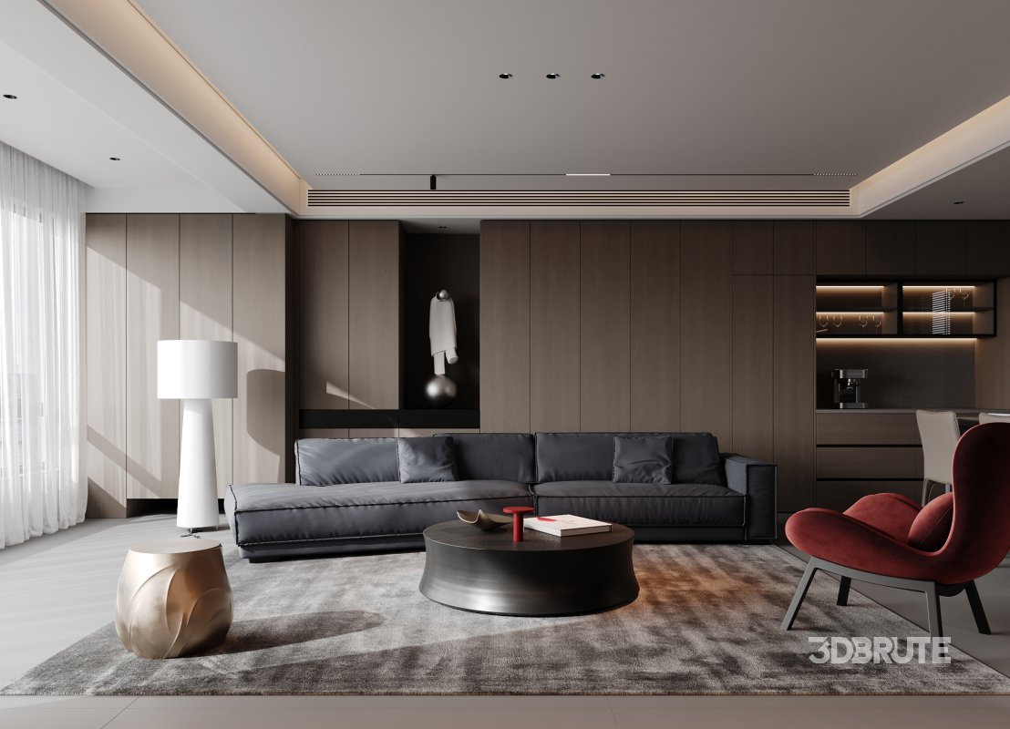 Living Room Dining Room Bedroom Image 3