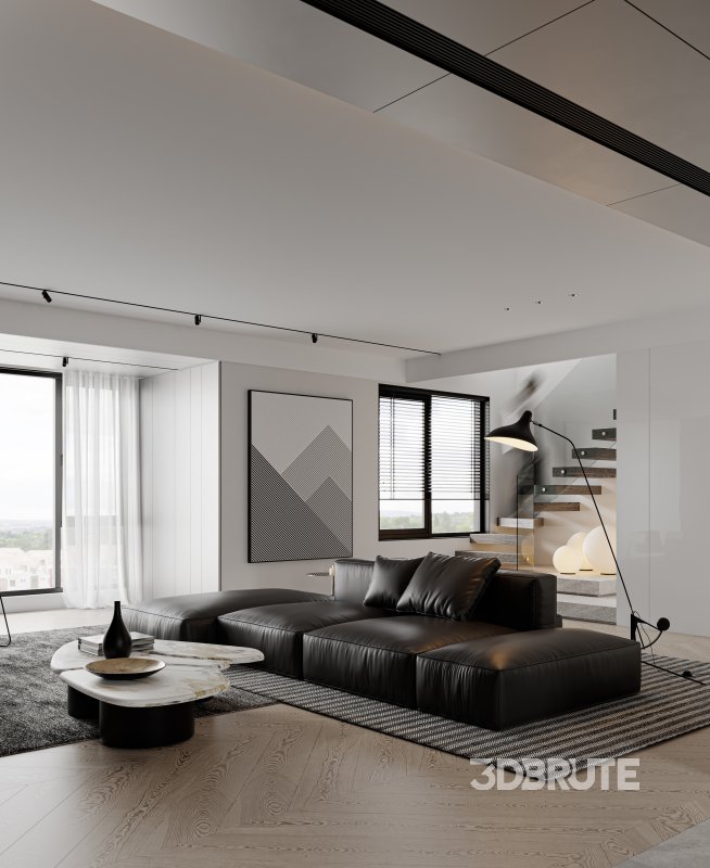 Living Room Dining Room Kitchen Image 5