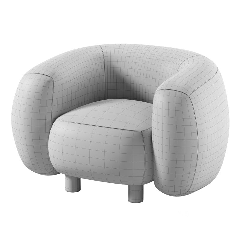Londy Cozy Ivory Chair Image 3