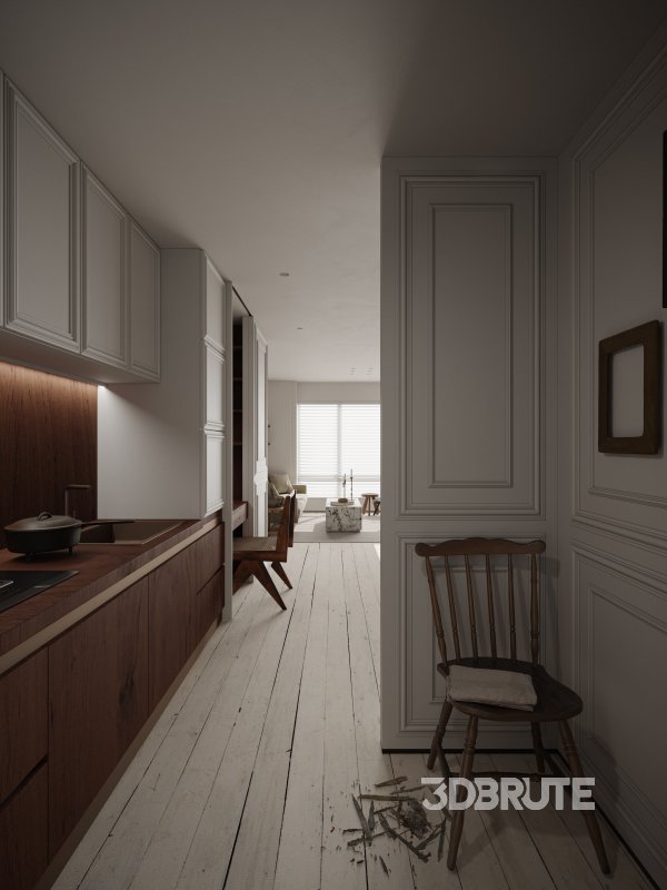 Living Room Dining Room Kitchen Image 4