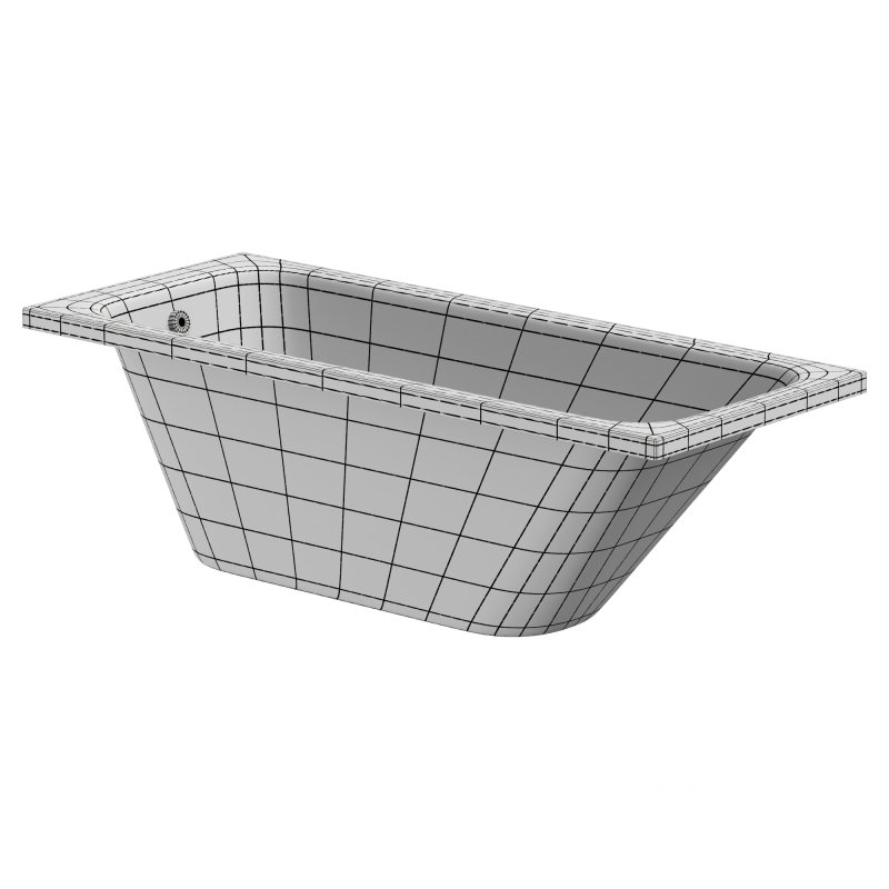Acrylic bathtub VitrA Optimum Neo Image 3