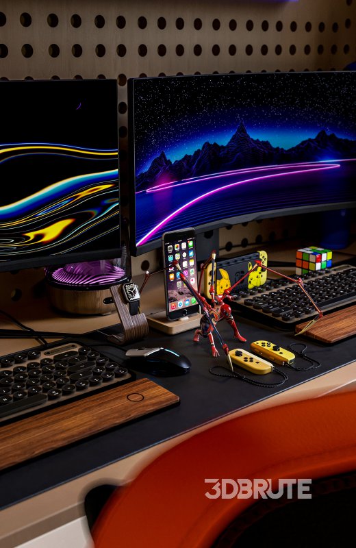 gaming room office Image 4