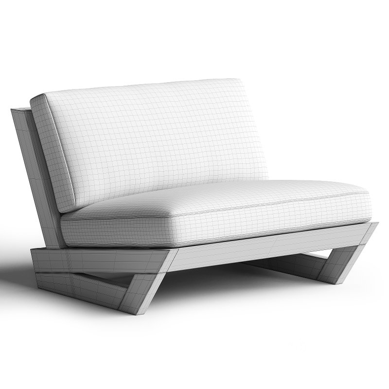 SUNSET TEAK OUTDOOR LOUNGE CHAIR Image 2