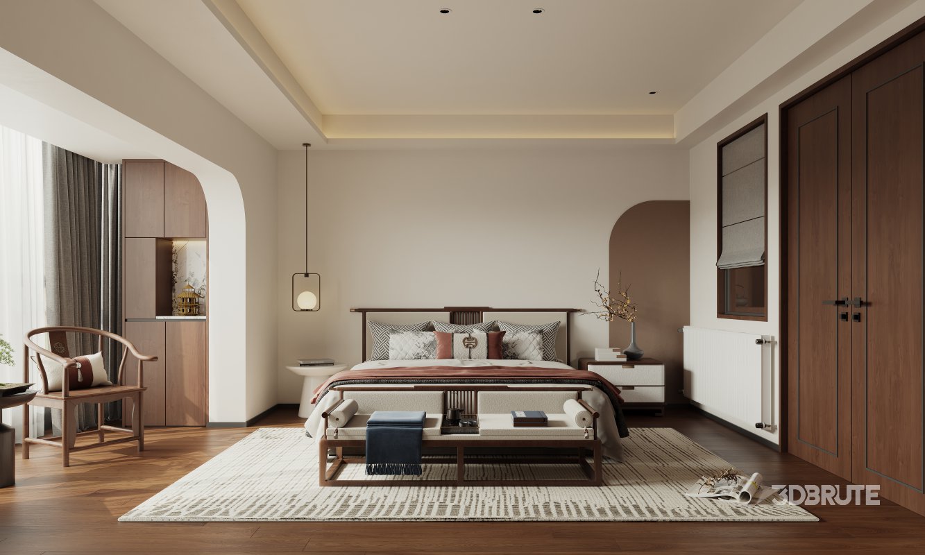 chinese bedroom tea room Image 4