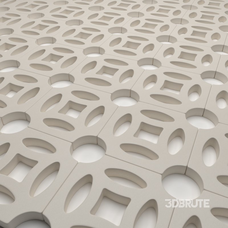 Breeze Block Wall Concrete Image 6