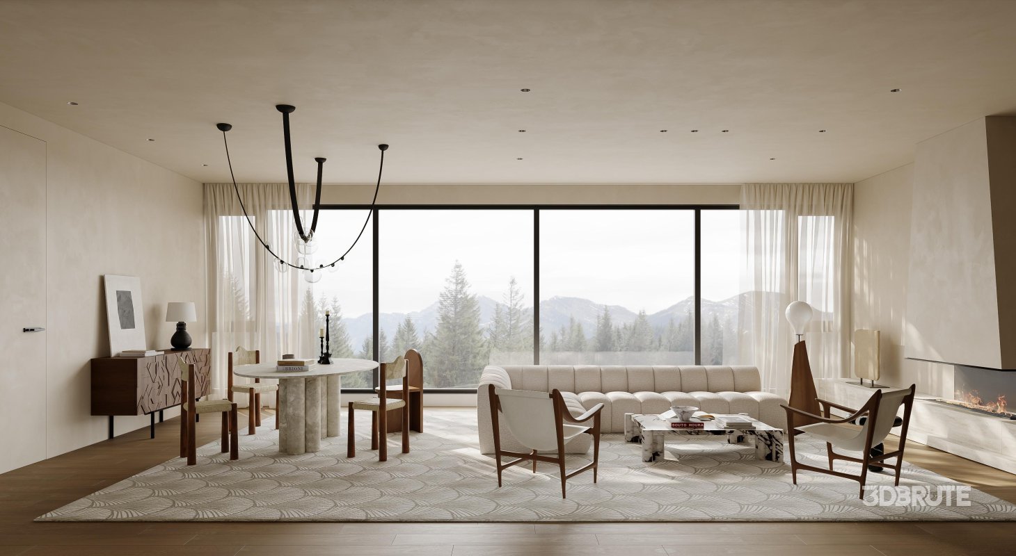 Living Room Dining Room Bedroom Image 5