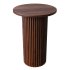 Stead Round Fluted Accent Side Table - Thumbnail 2
