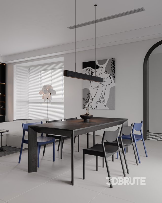 Living Room Dining Room Kitchen Image 2