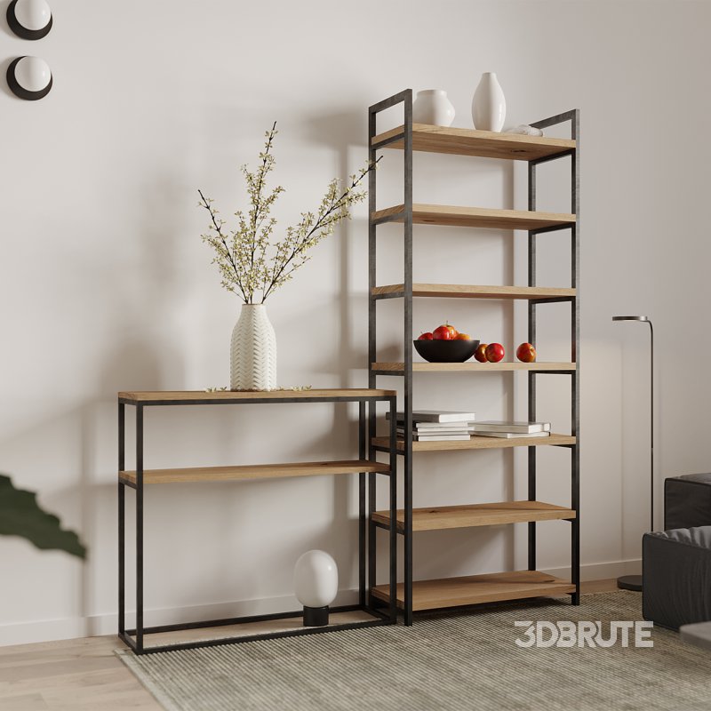 Bookcasa and Console by mLOFT Image 4