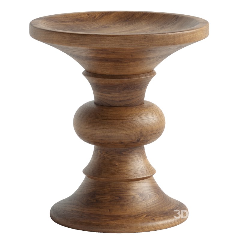 Eames Turned Stool Shape B Image 1