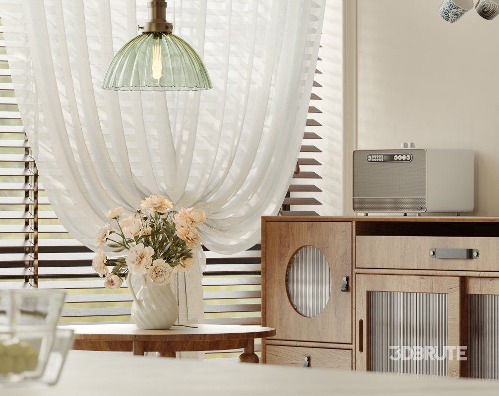 Living Room Dining Room Kitchen Image 4