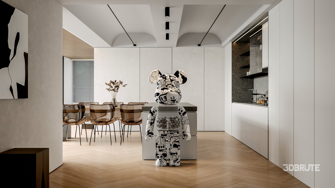 Dining Room Kitchen Courtyard Image 2