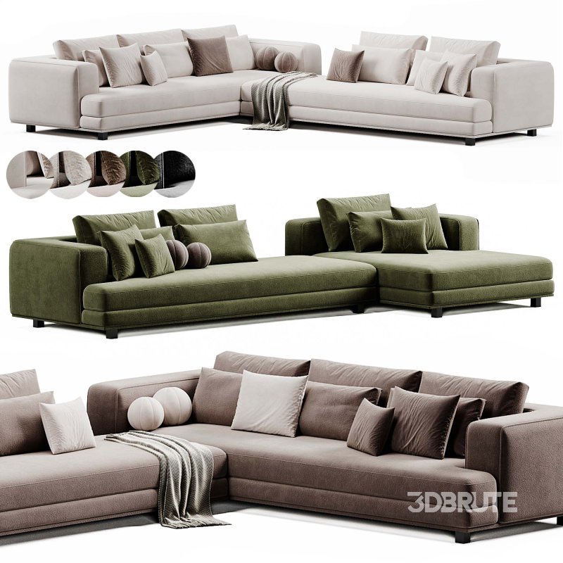 Arbiter Sofa By Maxalto Image 1