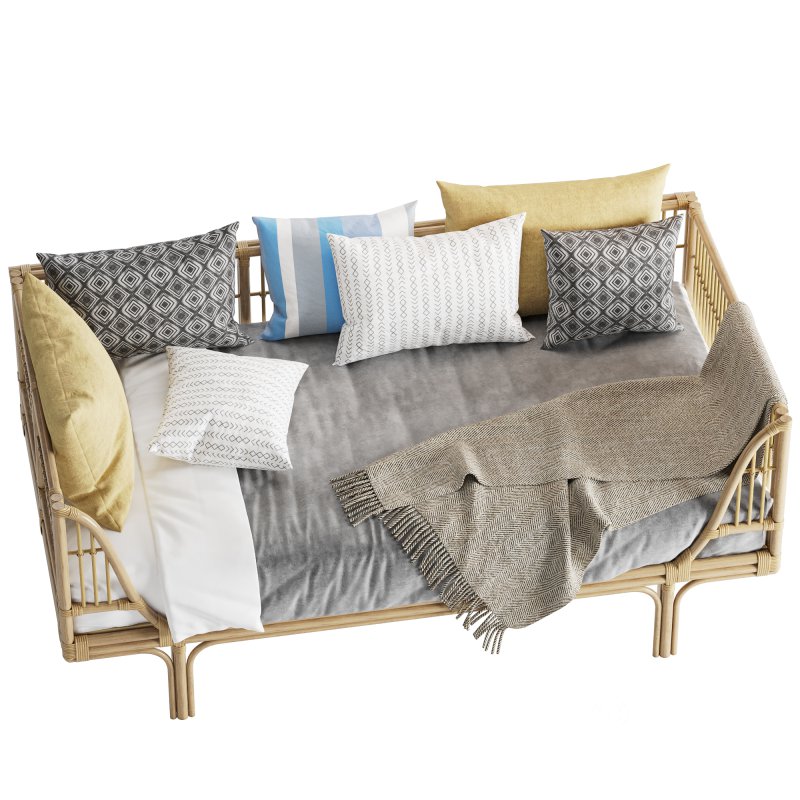 Honey_Rattan_Daybed_Frame Image 4