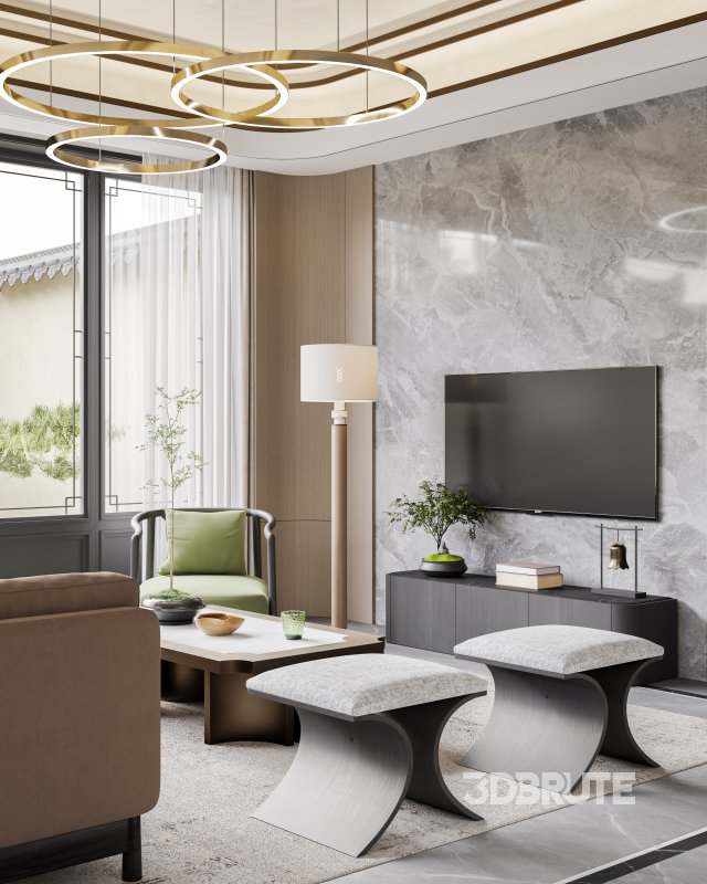 Chinese Living Room Dining Room Image 7