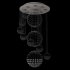 Siljoy Modern Foyer Chandeliers for High Ceiling - Thumbnail 2