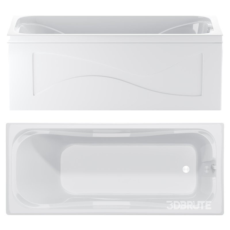 Acrylic bath DIWO Samara Image 1