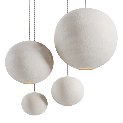 Wabi-sabi Pendant light Pura by Lumalano