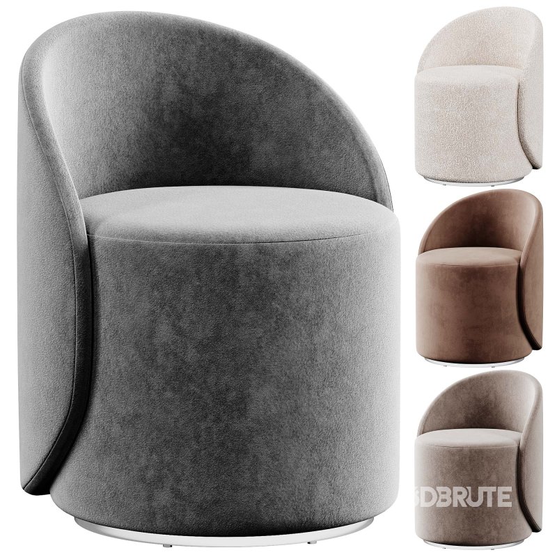 Nordic vanity stool by Charmydecor Image 4