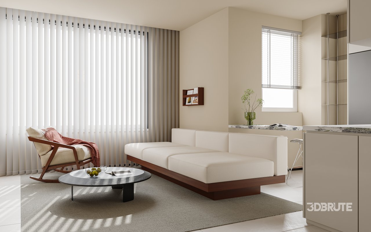 Living Room Dining Room Kitchen Image 11