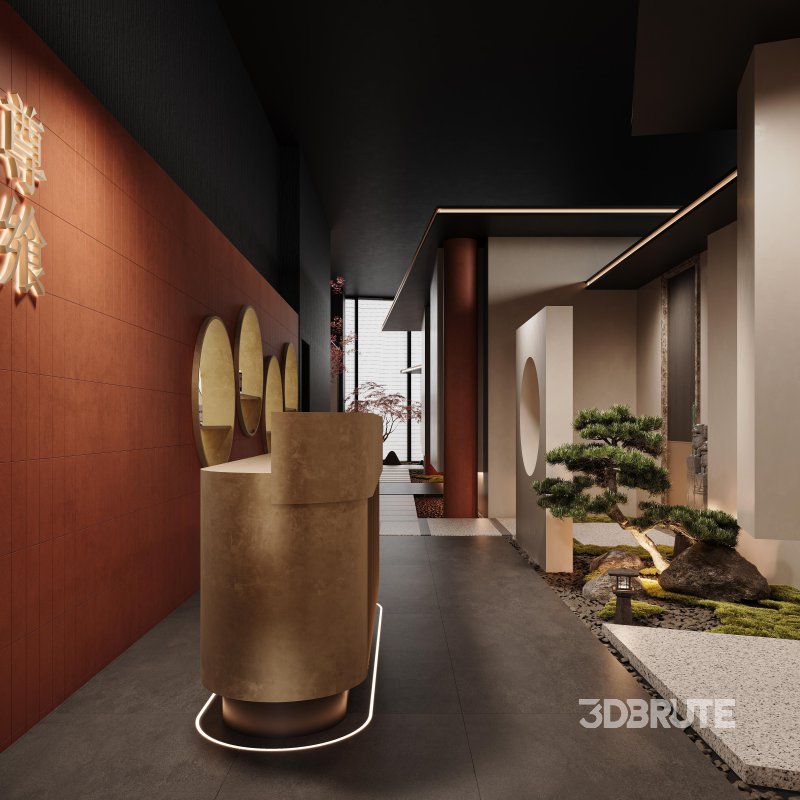 Hotel reception restaurant tea room Image 5