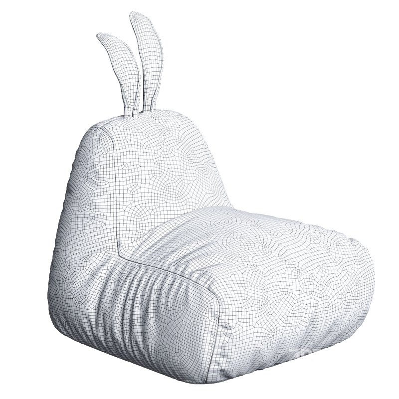 Bean bag hare for children’s room Image 2