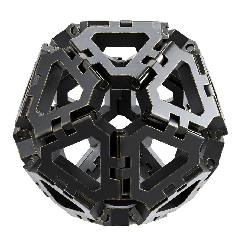 Geometric sculpture Icosahedron Image 3