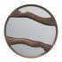 Walnut Wood Mirror Wall Decor - Thumbnail 1