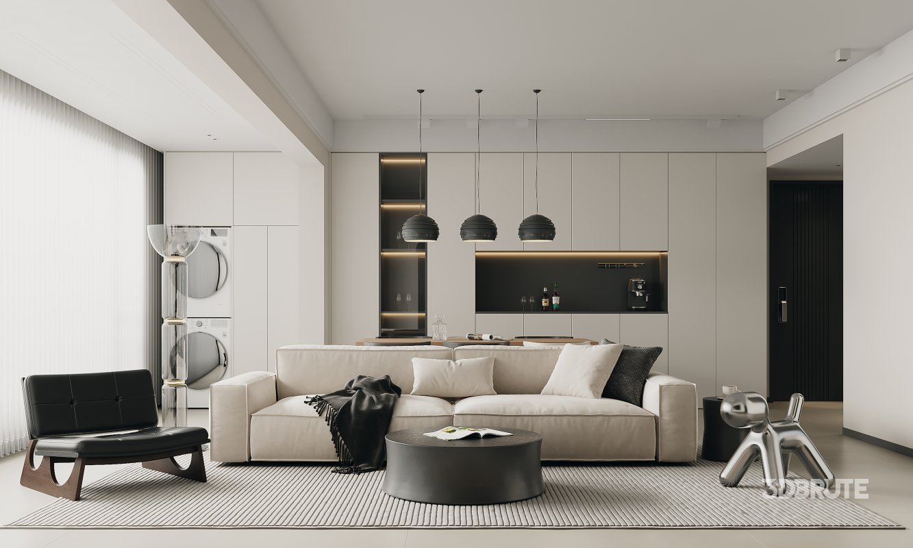 Living Room Dining Room Bedroom Image 5