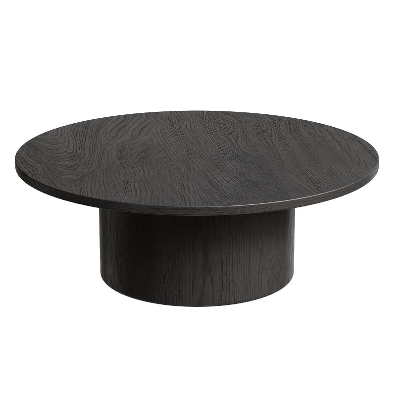 Carnisha 3 – Piece Round Black Coffee Table Sets Image 4