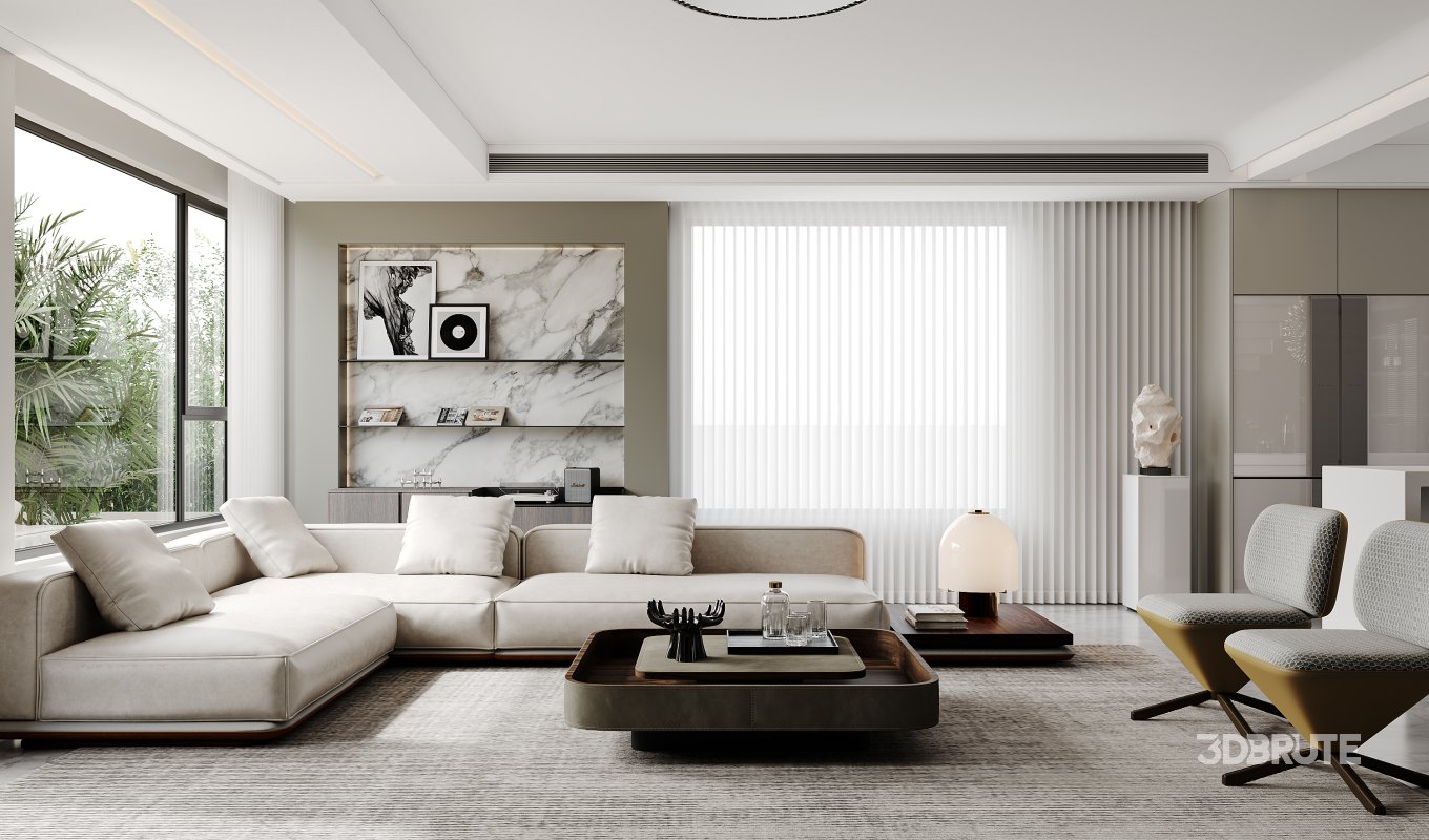 Living Room Dining Room Kitchen Image 9