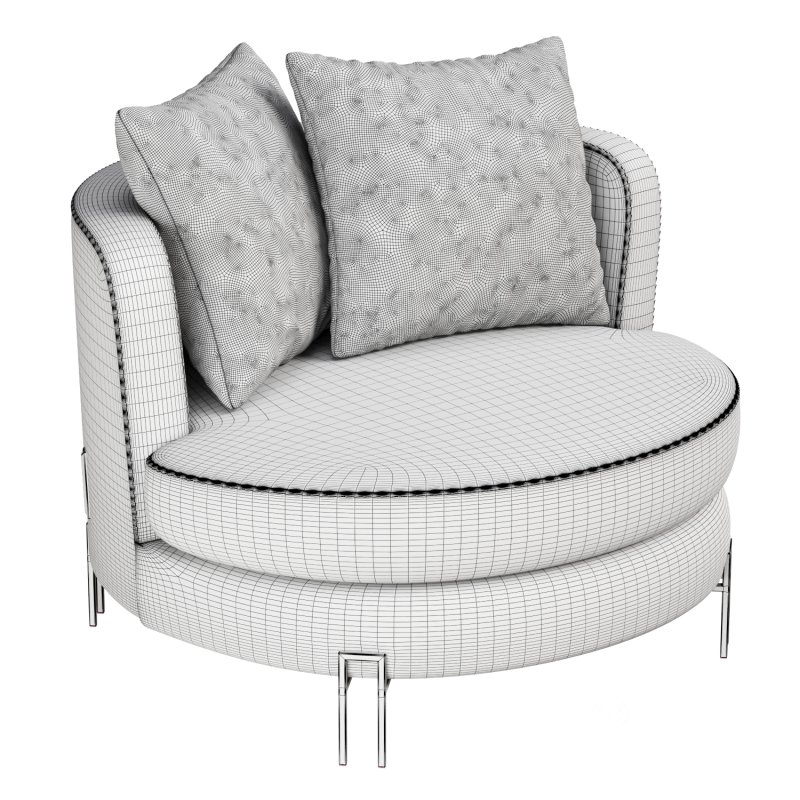 Golden Viena armchair Image 3