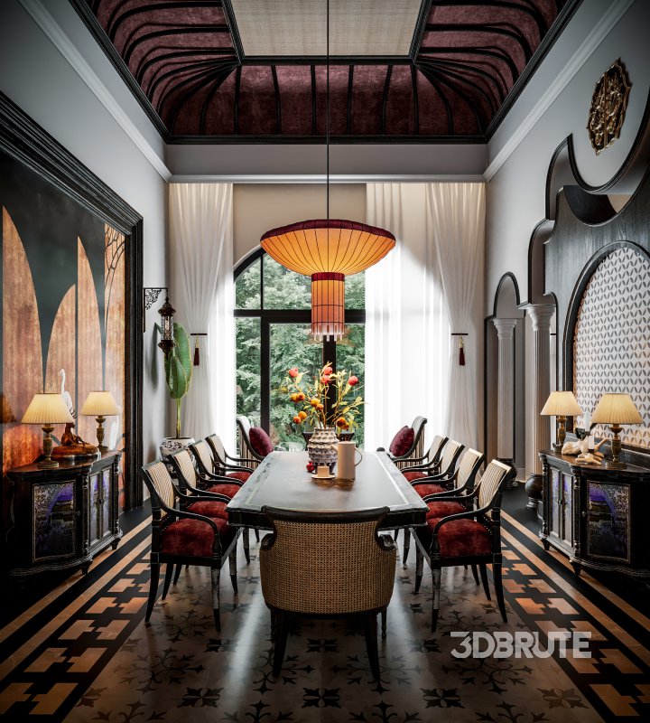 Living Room Dining Room Kitchen Image 18