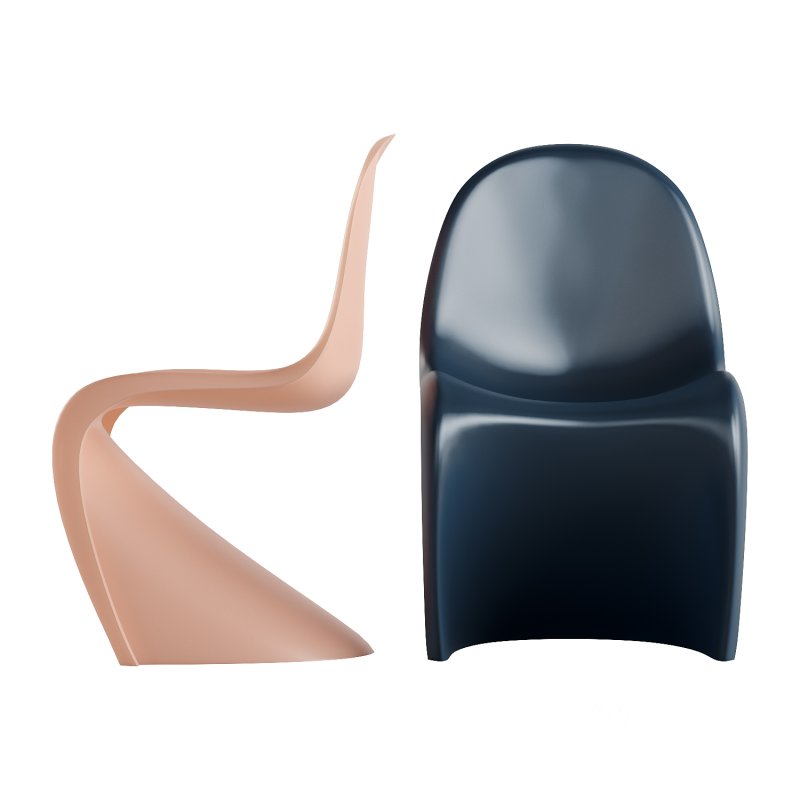 Panton Chair color Peach Fuzz by Vitra Image 8