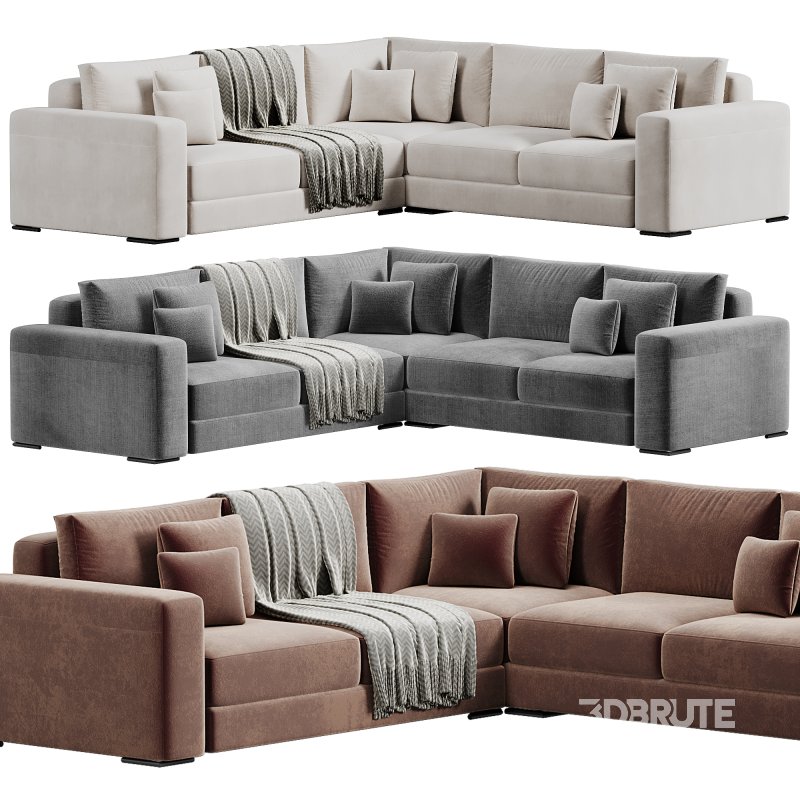 Time Modular Sofa By Spagnol Image 2