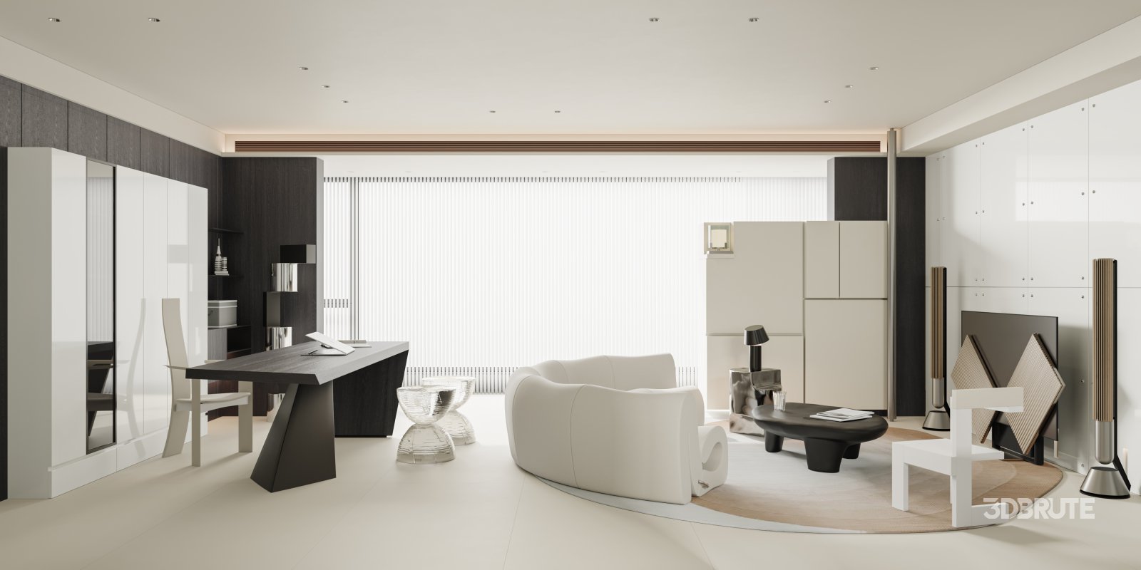 Living Room Dining Room Kitchen Image 4