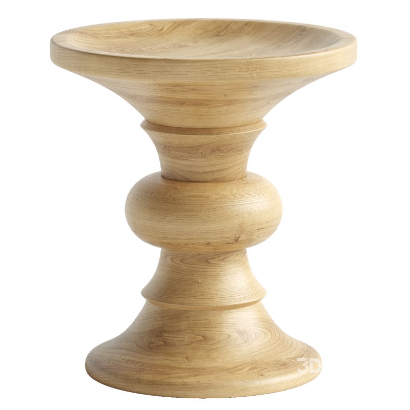 Eames Turned Stool Shape B Image 3