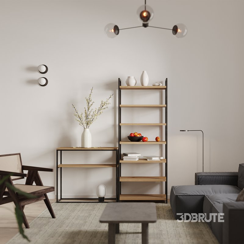 Bookcasa and Console by mLOFT Image 3