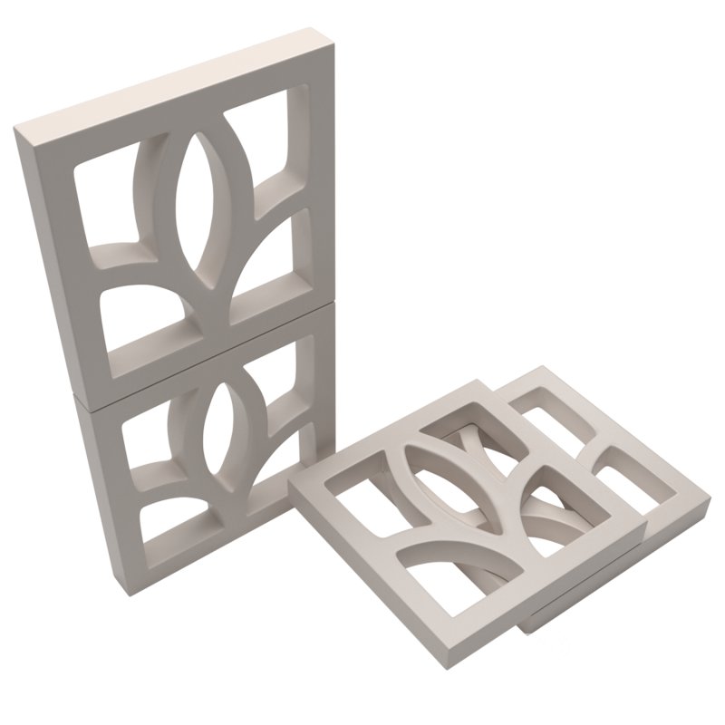 Breeze Block Wall Concrete Image 3