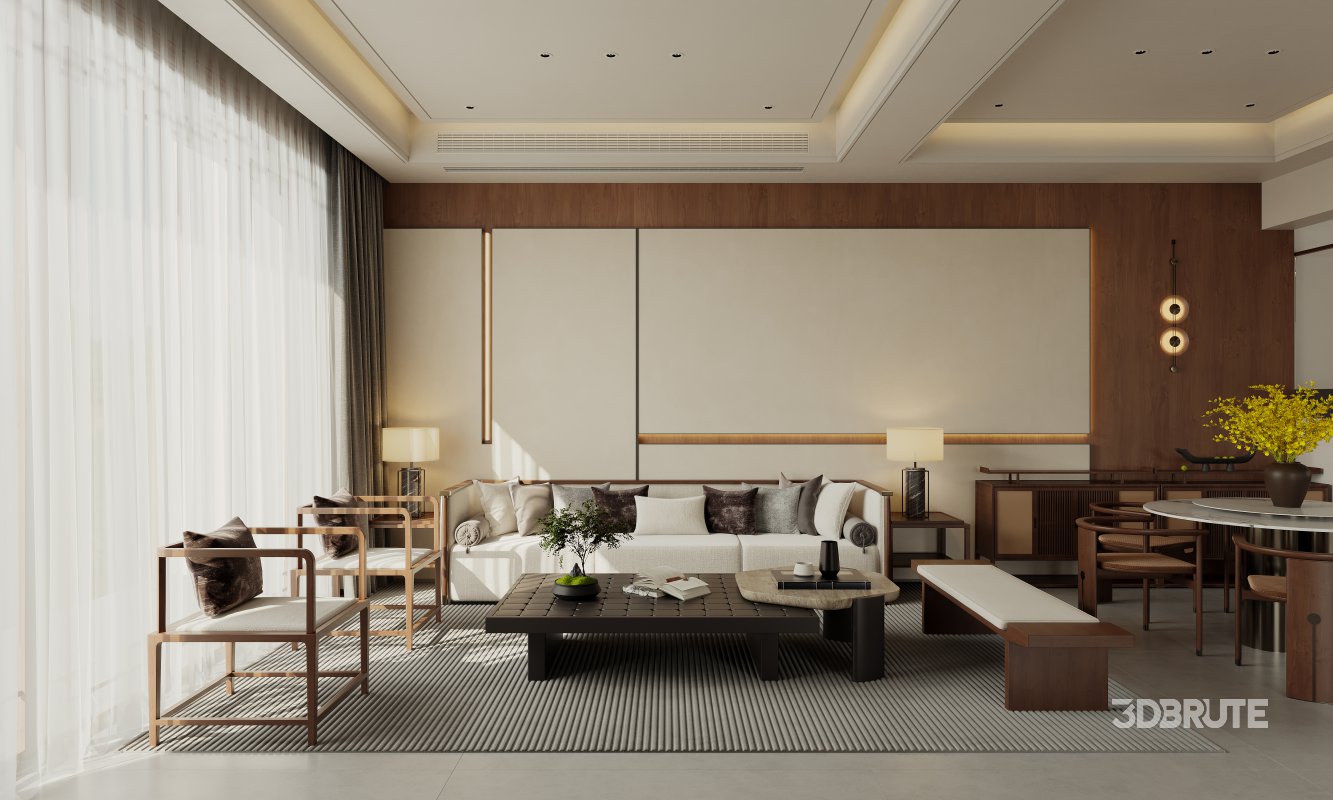 Chinese Living Room Dining Room Image 4