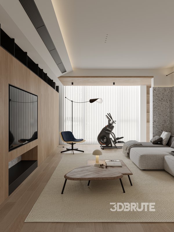 Living Room Dining Room Kitchen Image 8