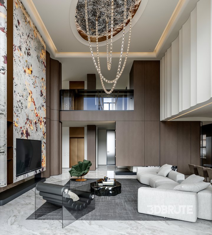 Living Room Dining Room Kitchen Image 8