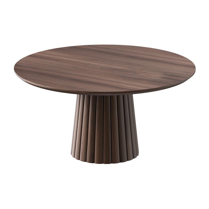 Solid Wood Round Dining Table Image 4