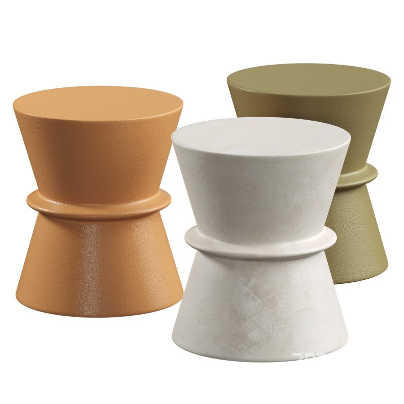 Jacqueline Stone Outdoor Side Table Image 3