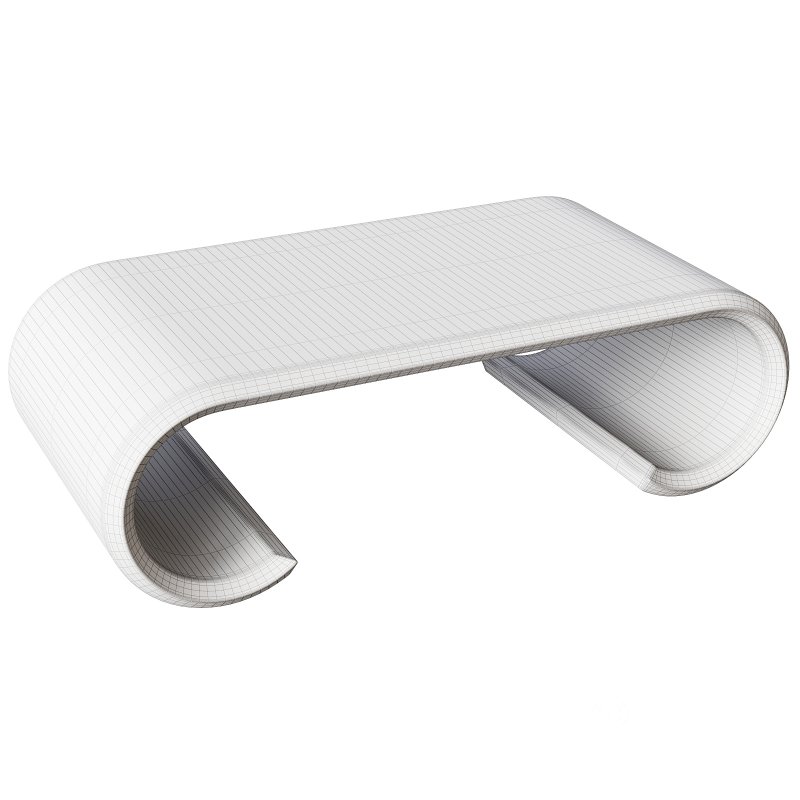 Elegant Karl Springer style coffee table Image 5